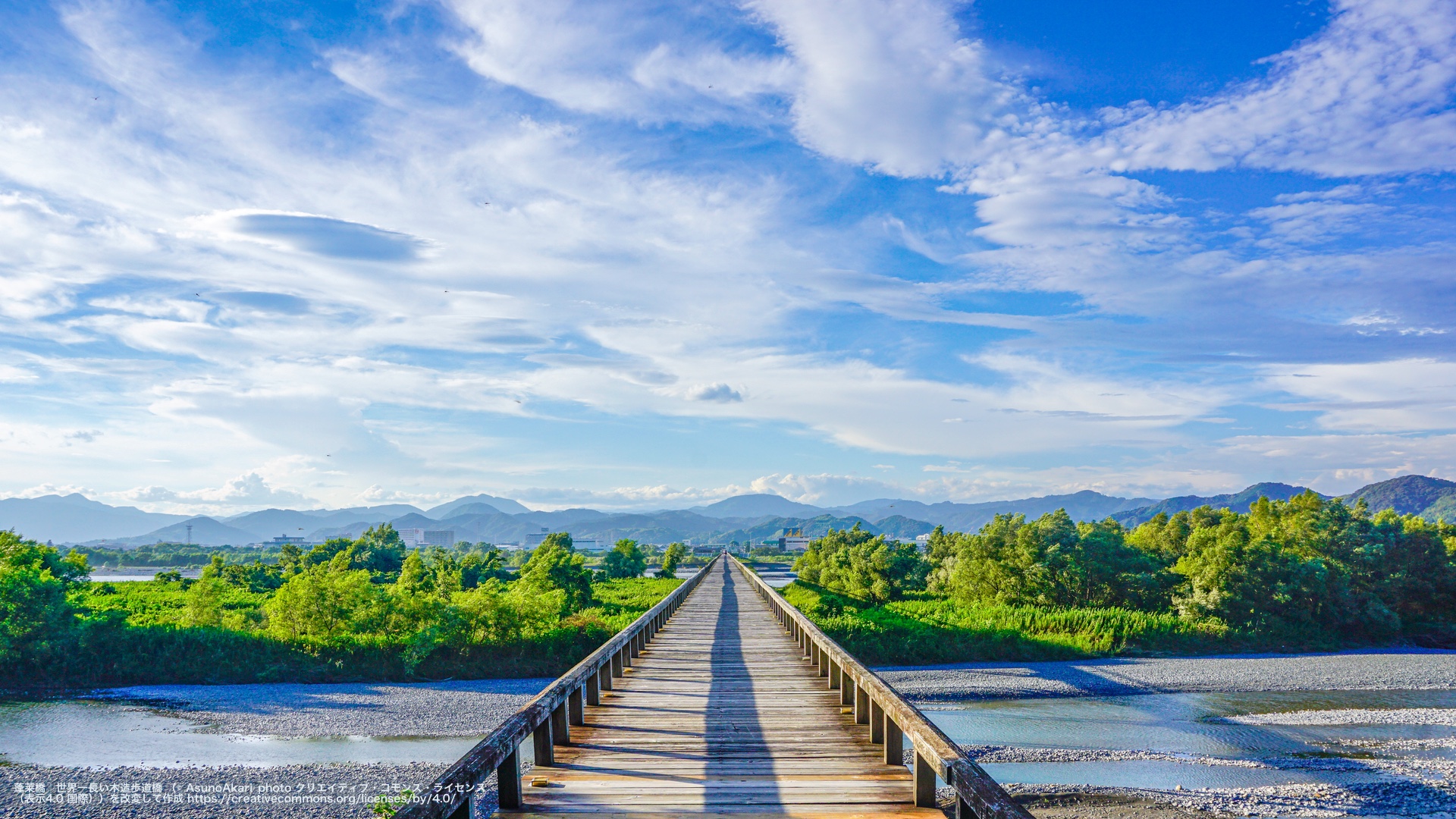 蓬莱橋｜世界一長い木造歩道橋 （静岡県）
